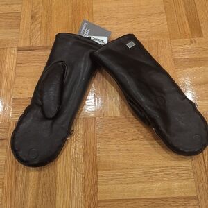 Soia And Kyo BETRICE Black Leather Mittens